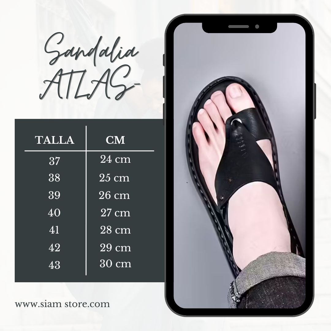 Sandalias Atlas – Elegancia en Cuero 100%